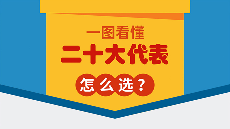 一圖看懂丨二十大代表怎么選？
